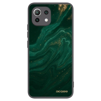 Picasee silikonski črni ovitek za Xiaomi Mi 11 Lite - Green