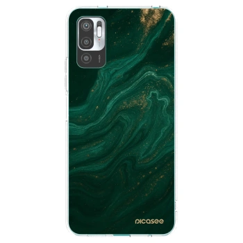 Picasee silikonski prozorni ovitek za Xiaomi Redmi Note 10 5G - Green