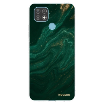 Picasee silikonski prozorni ovitek za Realme C21 - Green