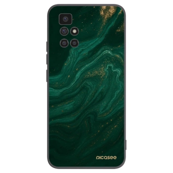 Picasee silikonski črni ovitek za Xiaomi Redmi 10 - Green