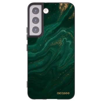 Picasee silikonski črni ovitek za Samsung Galaxy S22 5G - Green