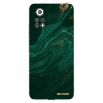 Picasee silikonski prozorni ovitek za Xiaomi Poco X4 Pro 5G - Green