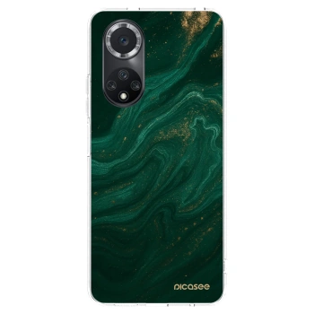 Picasee silikonski prozorni ovitek za Huawei Nova 9 SE - Green
