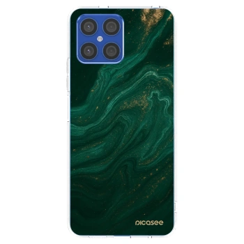 Picasee silikonski prozorni ovitek za Honor X8 4G - Green