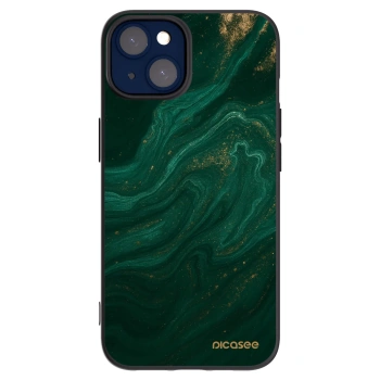 Picasee silikonski črni ovitek za Apple iPhone 14 - Green