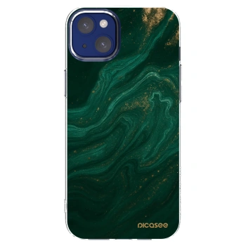 Picasee silikonski prozorni ovitek za Apple iPhone 14 Plus - Green