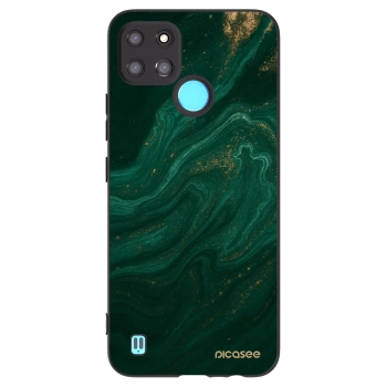 Picasee silikonski črni ovitek za Realme C21Y - Green