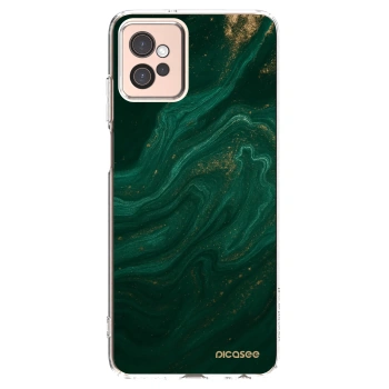 Picasee silikonski prozorni ovitek za Motorola Moto G32 - Green