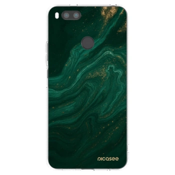 Picasee silikonski prozorni ovitek za Xiaomi Redmi A1 - Green