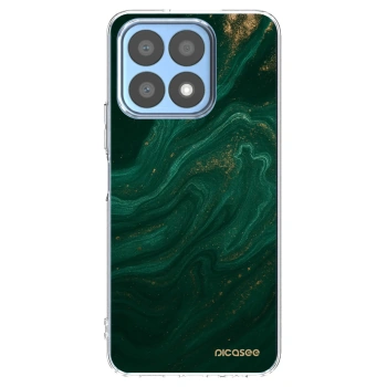 Picasee silikonski prozorni ovitek za Honor X8a - Green