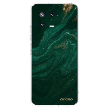 Picasee silikonski prozorni ovitek za Xiaomi 13 Pro - Green