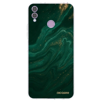 Picasee silikonski prozorni ovitek za Honor 8X - Green