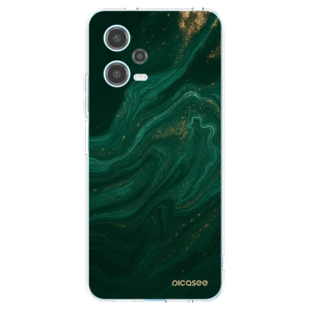 Picasee silikonski prozorni ovitek za Xiaomi Redmi Note 12 5G - Green