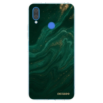Picasee silikonski prozorni ovitek za Huawei Nova 3 - Green