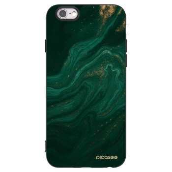 Picasee silikonski črni ovitek za Apple iPhone 6/6S - Green