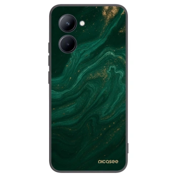 Picasee silikonski črni ovitek za Realme C33 (2023) - Green