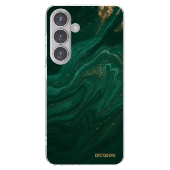 Picasee silikonski prozorni ovitek za Samsung Galaxy S24 S921B 5G - Green