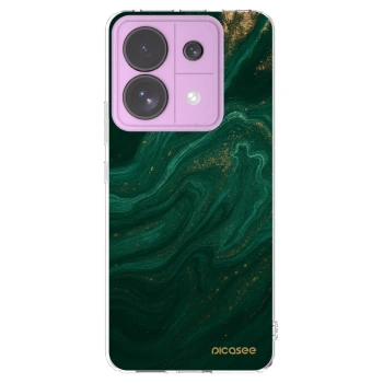 Picasee silikonski prozorni ovitek za Xiaomi Redmi Note 13 Pro 5G - Green