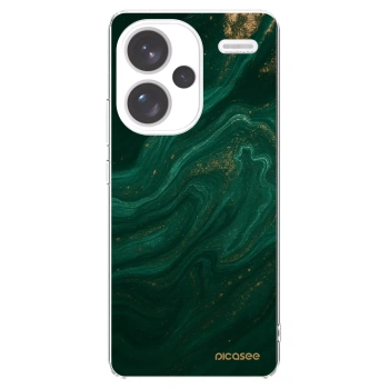 Picasee silikonski prozorni ovitek za Xiaomi Redmi Note 13 Pro+ 5G - Green