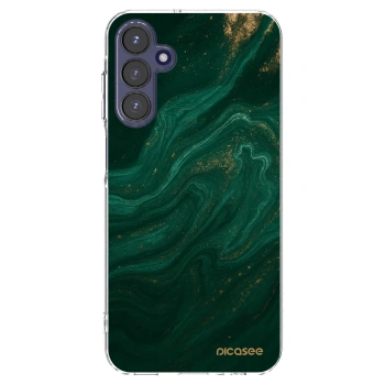 Picasee silikonski prozorni ovitek za Samsung Galaxy A15 A155F 4G - Green