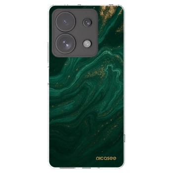 Picasee silikonski prozorni ovitek za Xiaomi Redmi Note 13 Pro 4G - Green