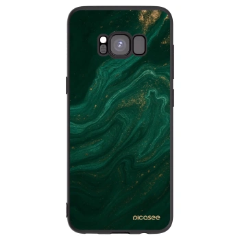 Picasee silikonski črni ovitek za Samsung Galaxy S8 G950F - Green
