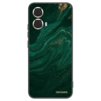 Picasee silikonski črni ovitek za Motorola Moto G85 - Green