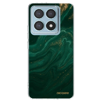 Picasee silikonski prozorni ovitek za Xiaomi 14T Pro - Green