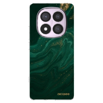 Picasee silikonski prozorni ovitek za Xiaomi Redmi Note 14 Pro 5G - Green