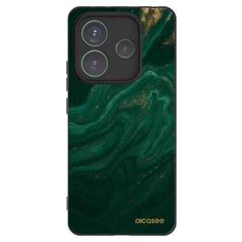 Picasee silikonski črni ovitek za Xiaomi Redmi Note 14 5G - Green