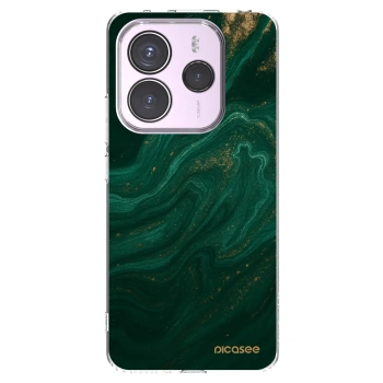 Picasee silikonski prozorni ovitek za Xiaomi Redmi Note 14 5G - Green