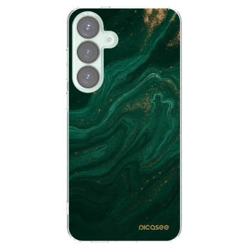 Picasee silikonski prozorni ovitek za Samsung Galaxy S25+ 5G - Green
