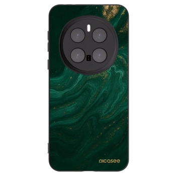 Picasee silikonski črni ovitek za Honor Magic7 Pro 5G - Green