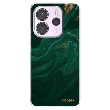 Picasee silikonski prozorni ovitek za Xiaomi Redmi Note 14 4G - Green