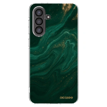 Picasee silikonski prozorni ovitek za Samsung Galaxy A36 5G - Green