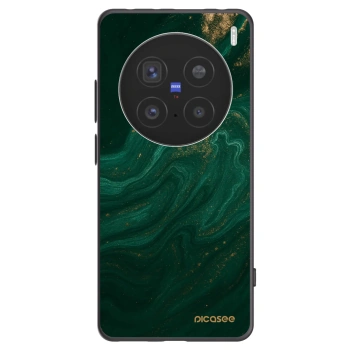 Picasee silikonski črni ovitek za Vivo X200 Pro - Green