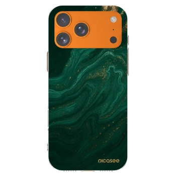 Picasee silikonski prozorni ovitek za Apple iPhone 17 Pro Max - Green