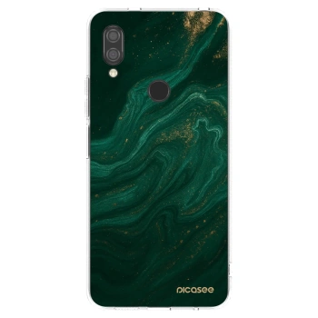 Picasee silikonski prozorni ovitek za Xiaomi Redmi 7 - Green