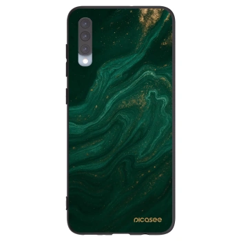 Picasee silikonski črni ovitek za Samsung Galaxy A70 A705F - Green