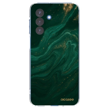 Picasee silikonski prozorni ovitek za Samsung Galaxy A17 5G - Green