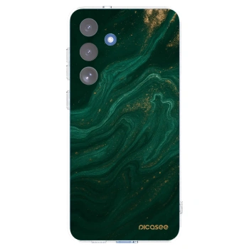 Picasee silikonski prozorni ovitek za Samsung Galaxy S25 FE 5G - Green