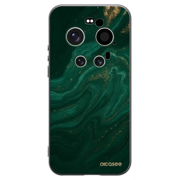 Picasee silikonski črni ovitek za Xiaomi 17 Ultra - Green