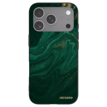 Picasee silikonski črni ovitek za Apple iPhone 18 Pro - Green