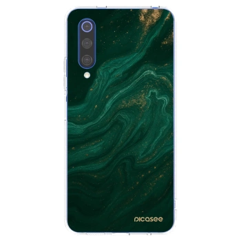 Picasee silikonski prozorni ovitek za Xiaomi Mi 9 SE - Green