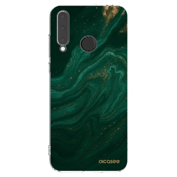 Picasee silikonski prozorni ovitek za Honor 20 Lite - Green