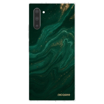 Picasee silikonski prozorni ovitek za Samsung Galaxy Note 10 N970F - Green