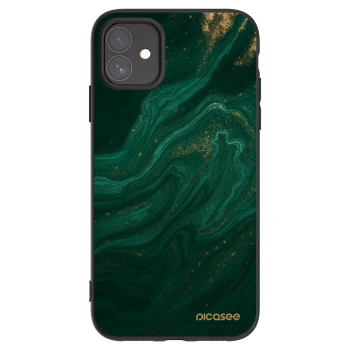 Picasee silikonski črni ovitek za Apple iPhone 11 - Green