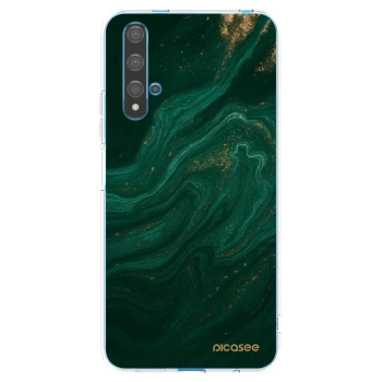 Picasee silikonski prozorni ovitek za Huawei Nova 5T - Green