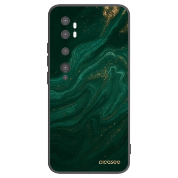Picasee silikonski črni ovitek za Xiaomi Mi Note 10 (Pro) - Green