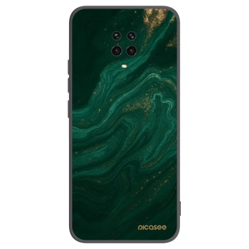 Picasee silikonski črni ovitek za Xiaomi Redmi Note 9S - Green